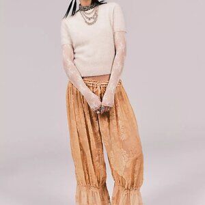 Forever Young Burnout Velvet Bloomers in Desert Mist SM NWT